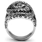 TK670 - High polished (no plating) Stainless Steel Ring with No Stone-2