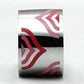TK678 - High polished (no plating) Stainless Steel Ring with Epoxy  in Multi Color-2