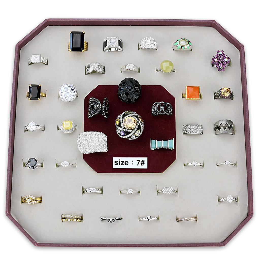VK-005-SIZE7 - Assorted Brass Ring with Assorted  in Assorted-0