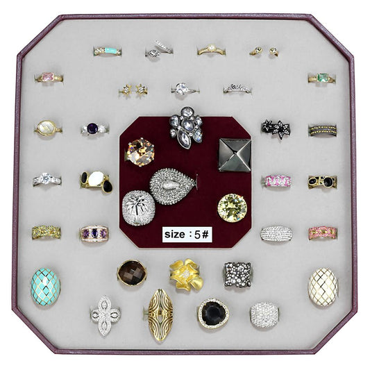 VK-010-SIZE5 - Assorted Brass Ring with Assorted  in Assorted-0