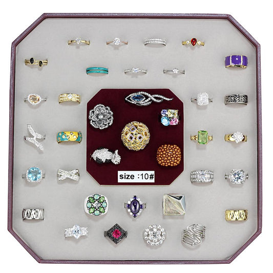 VK-013-SIZE10 - Assorted Brass Ring with Assorted  in Assorted-0