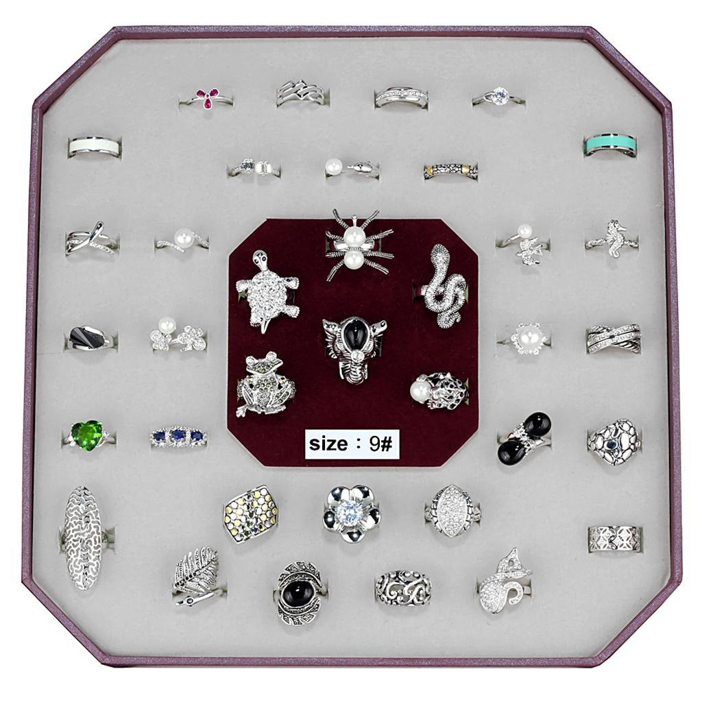 VK-014-SIZE9 - Assorted Brass Ring with Assorted  in Assorted-0