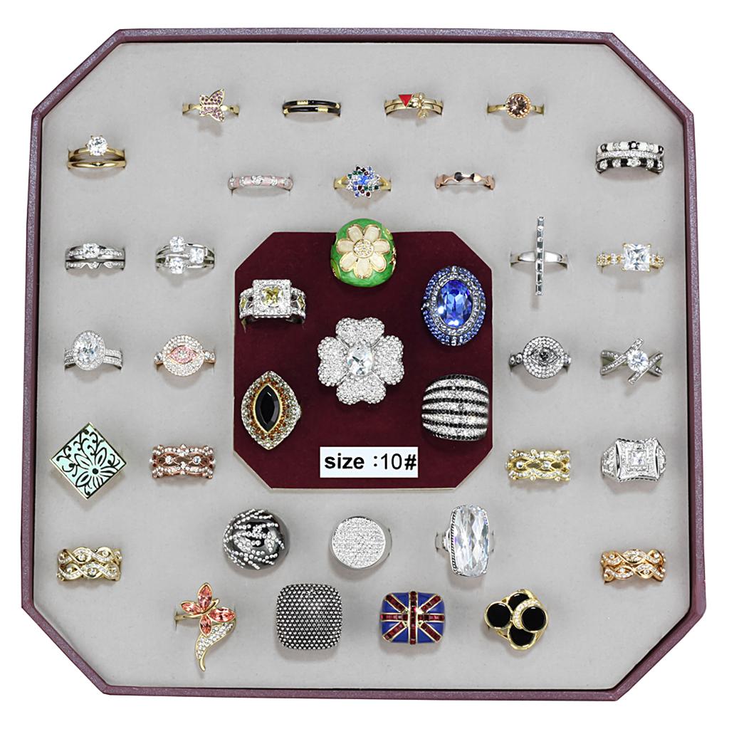 VK-016-SIZE10 - Assorted Brass Ring with Assorted  in Assorted-0