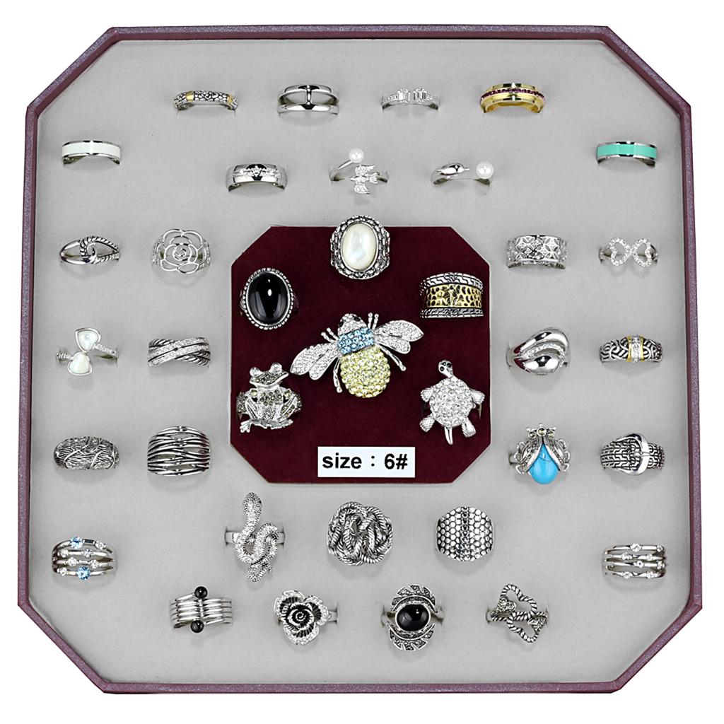 VK-017-SIZE6 - Assorted Brass Ring with Assorted  in Assorted-0