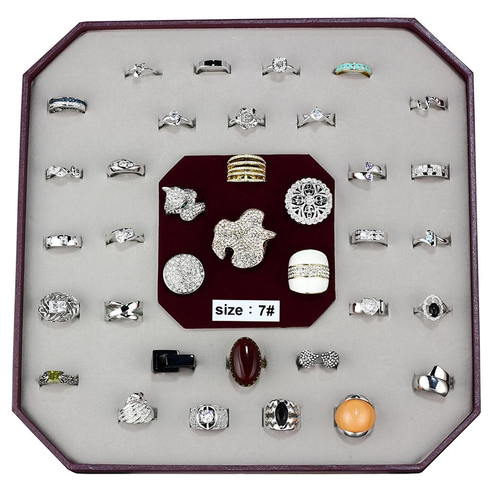 VK-017-SIZE7 - Assorted Brass Ring with Assorted  in Assorted-0