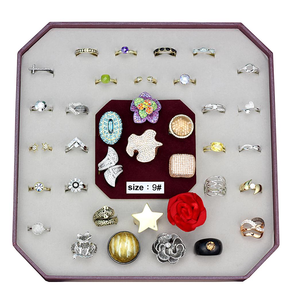 VK-030-SIZE9 - Assorted Brass Ring with Assorted  in Assorted-0