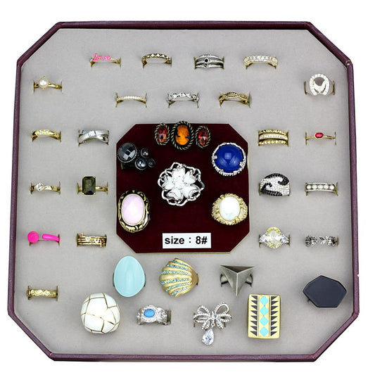 VK-050-SIZE8 - Assorted Brass Ring with Assorted  in Assorted-0