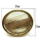 VL002 - IP Gold(Ion Plating) Brass Ring with Synthetic Synthetic Rutile in Topaz-1