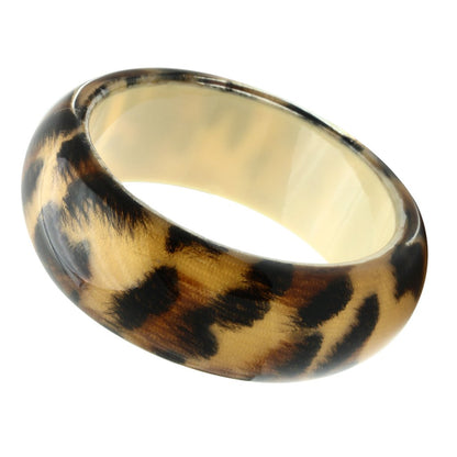VL034 -  Resin Bangle with Synthetic Synthetic Stone in Animal pattern-0